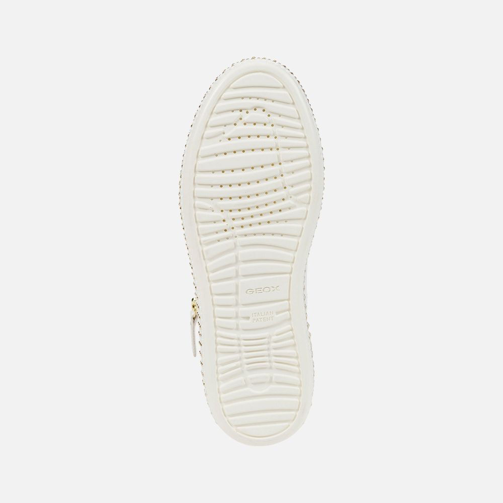 Geox Bayan Spor Ayakkabı Beyaz - Leelù - YAJ-867394